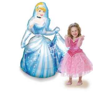 Pallone foil Airwalker 76 x 121 cm Cenerentola 1 pz Disney-1