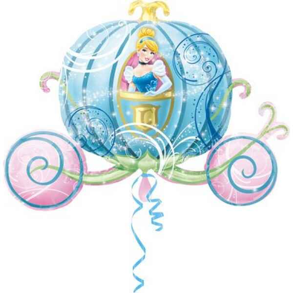 Pallone foil Supershape 33 - 84 cm Carrozza Cenerentola 1 pz Disney