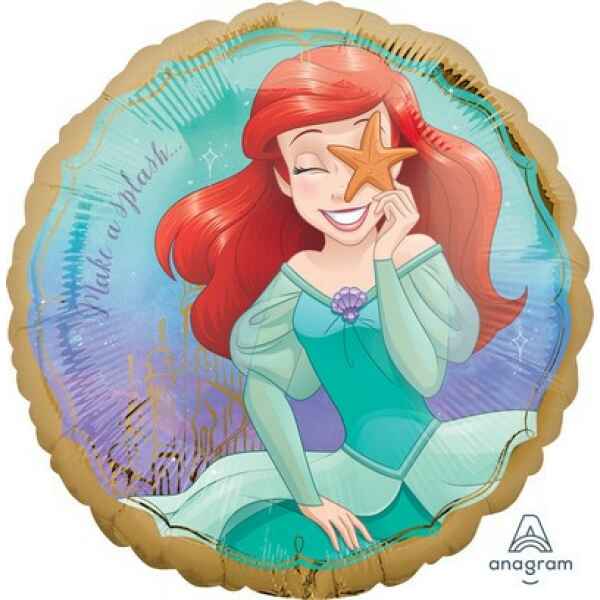 Pallone foil standard - 42 cm Sirenetta Ariel 1 pz Disney