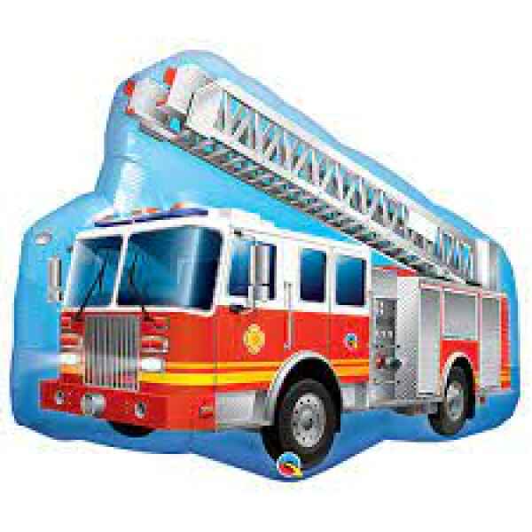 Pallone super foil - 91 cm Fireman Sam 1 pz-1