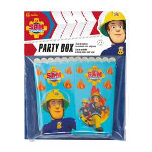 Party Box Sam Il Pompiere 7 x 7 x h 14 cm 6 Pz