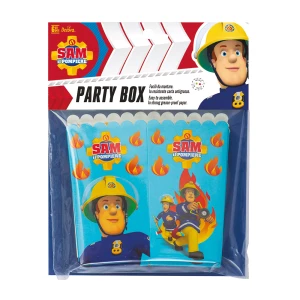 Party Box Sam Il Pompiere 7 x 7 x h 14 cm 6 Pz