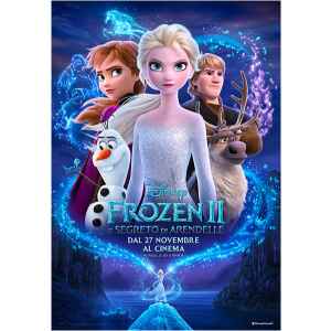 Festone bandierine di plastica 230 cm Frozen Disney