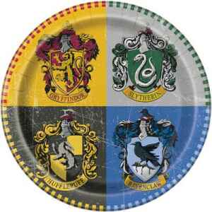 Piatto di Carta 22 cm Harry Potter Warner Bros 8 Pz
