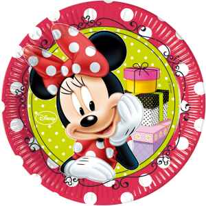 Piatto di Carta 23 cm Minnie Fashion Boutique 8 Pz Disney