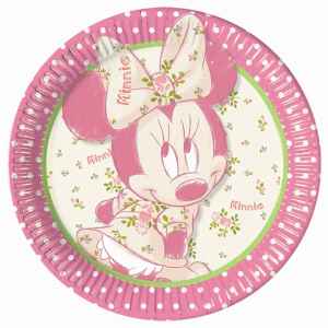 Piatto di Carta 23 cm Minnie Vintage 8 Pz Disney