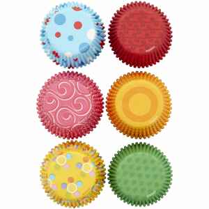 Pirottini - Cupcake da Forno Assortiti 4 Stagioni 5 cm 300 Pz Wilton-1