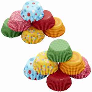 Pirottini - Cupcake da Forno Assortiti 4 Stagioni 5 cm 300 Pz Wilton-2