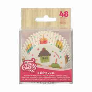 Pirottini - Cupcake da Forno Cupcake Party 5 cm 48 Pz FunCakes