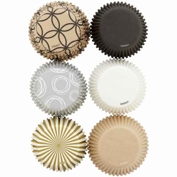 Pirottini - Cupcake da Forno Eleganza 5 cm 150 Pz Wilton-1