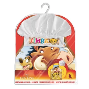 Set Grembiule e Cappello Bambino Il Re Leone 2 Pz Disney