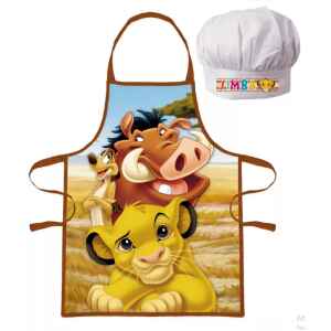 Set Grembiule e Cappello Bambino Il Re Leone 2 Pz Disney