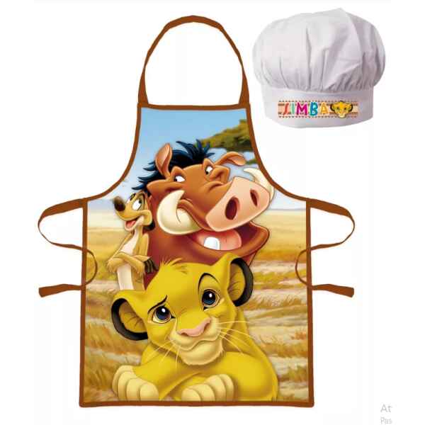 Set Grembiule e Cappello Bambino Il Re Leone 2 Pz Disney