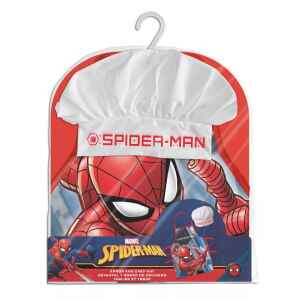 Set Grembiule e Cappello Bambino Spiderman 2 Pz Disney-1