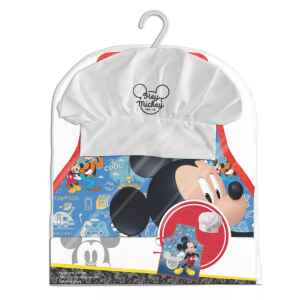 Set Grembiule e Cappello Bambino Topolino 2 Pz Disney-1