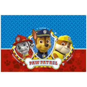 Tovaglia di plastica 120 x 180 cm Paw Patrol Ready for Action 1 pz