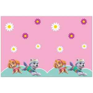 Tovaglia di plastica 120 x 180 cm Paw Patrol Skye and Everest 1 pz