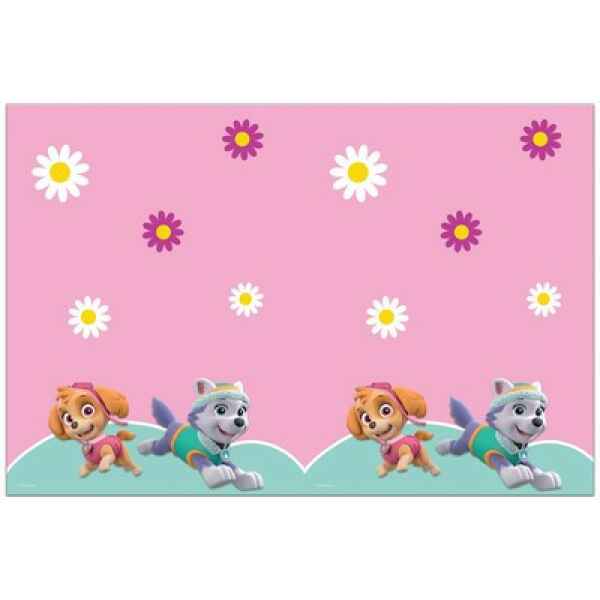 Tovaglia di plastica 120 x 180 cm Paw Patrol Skye and Everest 1 pz