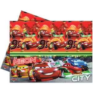 Tovaglia in Plastica 120 x 180 cm Cars Neon Disney