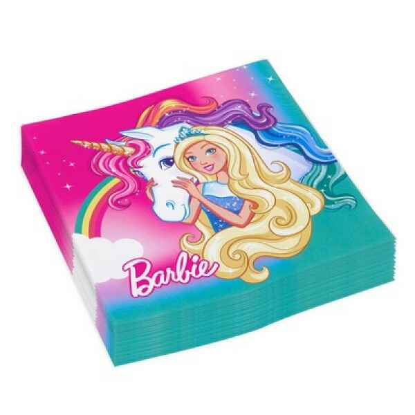 Tovagliolo 33 x 33 cm Barbie Dreamtopia 20 Pz