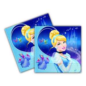 Tovagliolo 33 x 33 cm Cenerentola 20 Pz Disney