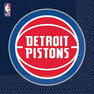 Tovagliolo 33 x 33 cm NBA Detroit Pistons