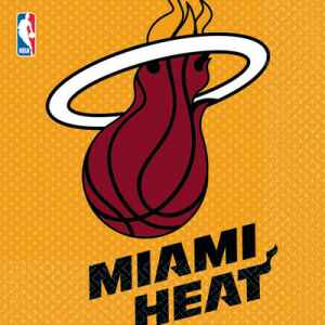 Tovagliolo 33 x 33 cm NBA Miami Heat