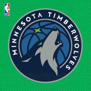 Tovagliolo 33 x 33 cm NBA Minnesota Timberwolves