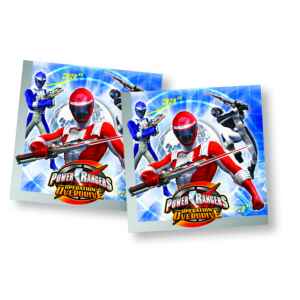 Tovagliolo 33 x 33 cm Power Rangers Operation Overdrive 20 Pz