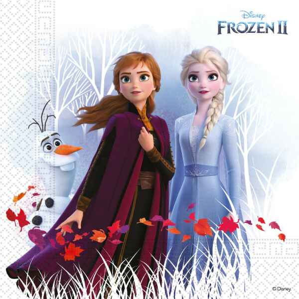 Tovagliolo di carta 33 x 33 cm Frozen 20 Pz Disney