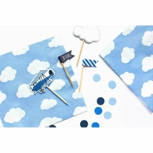 Tovagliolo 33 x 33 cm Airplane Nuvolette 20 Pezzi