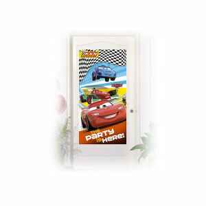 pr81571_7-Festone Copriporta in plastica Cars Rsn 76 x 152 cm 1 Pz Disney