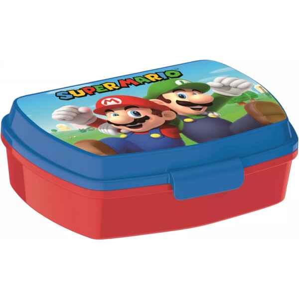 Box Sandwich Super Mario e Luigi 16 x 12 x 5 cm 1 Pz