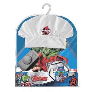 Set Grembiule e Cappello Bambino Avengers 2 Pz Disney