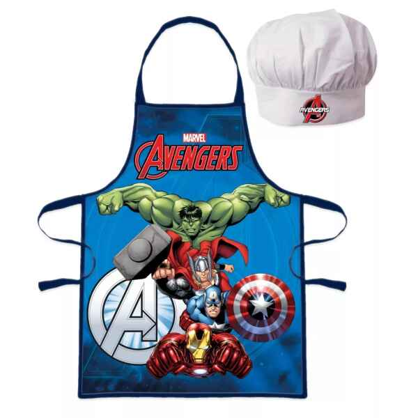 Set Grembiule e Cappello Bambino Avengers 2 Pz Disney