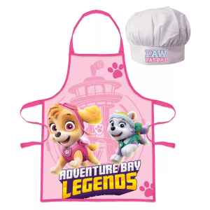 Set Grembiule e Cappello Bambino Paw Patrol Legends 2 Pz