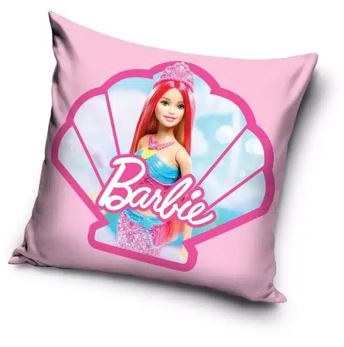 Le fantasie di casa Federa Copri Cuscino Barbie so Fun 40 x 40 in Poliestere con Stampa Originale Mattel. 