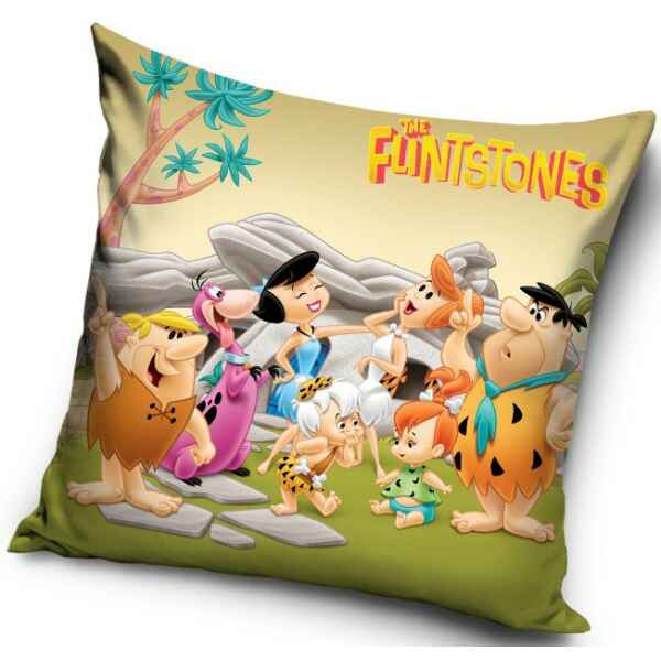 Solo federa per Cuscino The Flintstones 40 x 40 cm 1 Pz