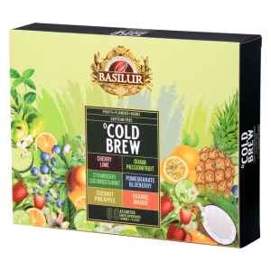 Confezione 60 bustine COLD BREW 120 g Infusione a freddo Basilur