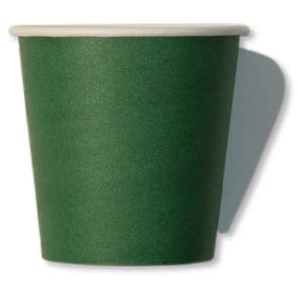 Tazzine da Caffè di Carta Verde 10 Pz 80 cc