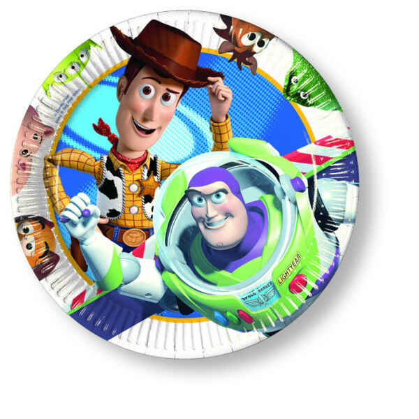 Piatto Piano Grande di Carta 23 cm Toy Story 10 Pz Disney