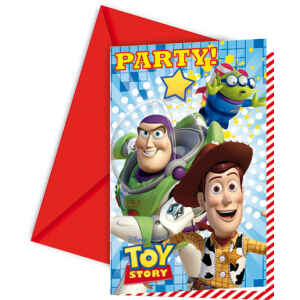 Biglietti Inviti Compleanno Toy Story 6 Pz Disney