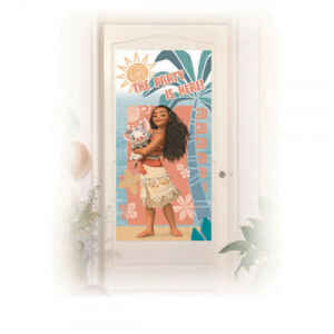 Festone Copriporta in plastica 76 x 152 cm Oceania Disney Moana 1 Pz