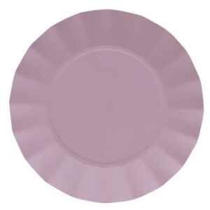 Piatti Piani di Carta Compostabile Opaco Rose Quartz 24,5 cm 8 Pz