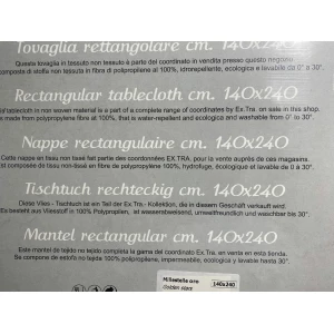 Tovaglia Rettangolare in TNT Millestelle Oro 140 x 240 cm 1 Pz