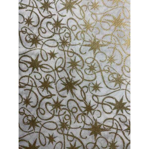 Tovaglia Rettangolare in TNT Millestelle Oro 140 x 240 cm 1 Pz