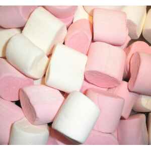 Marshmallow Mix Bianco e Rosa 3 grammi Senza Glutine 1 Kg