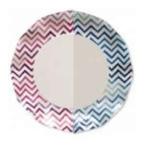 Chevron Blu e Rosa