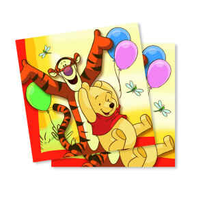 Tovagliolo Winnie the Pooh Hugs 33 x 33 cm 20 Pezzi Disney