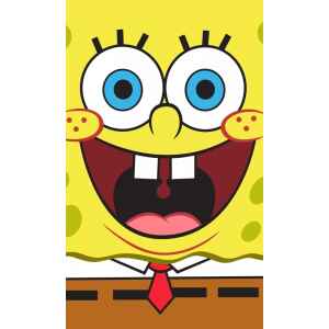 Asciugamano SpongeBob 30 x 50 cm 1 Pezzo